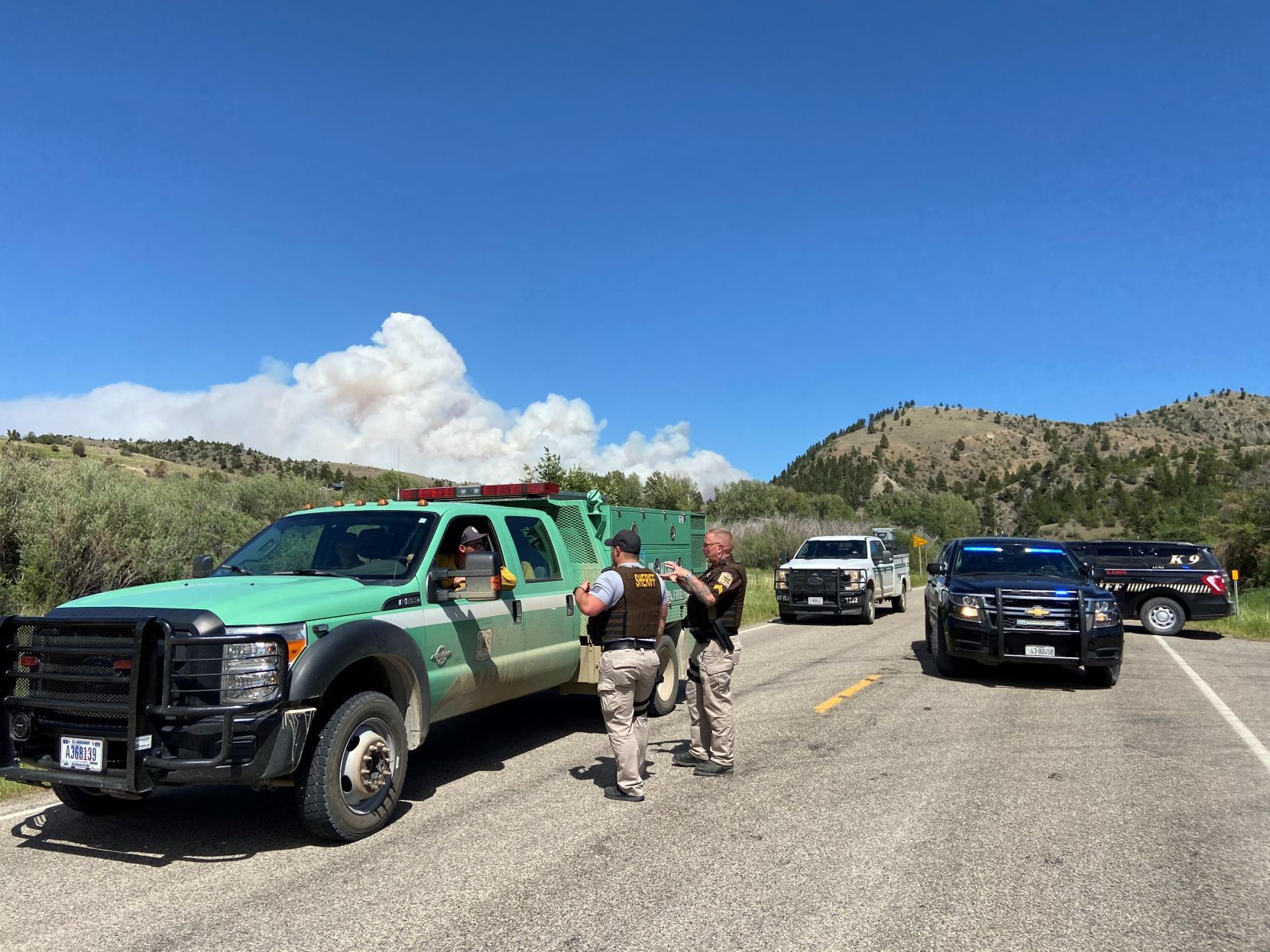 Deep Creek Canyon fire